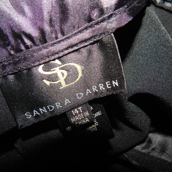 SANDRA DARREN Formal long Black Skirt - Picture 3 of 3